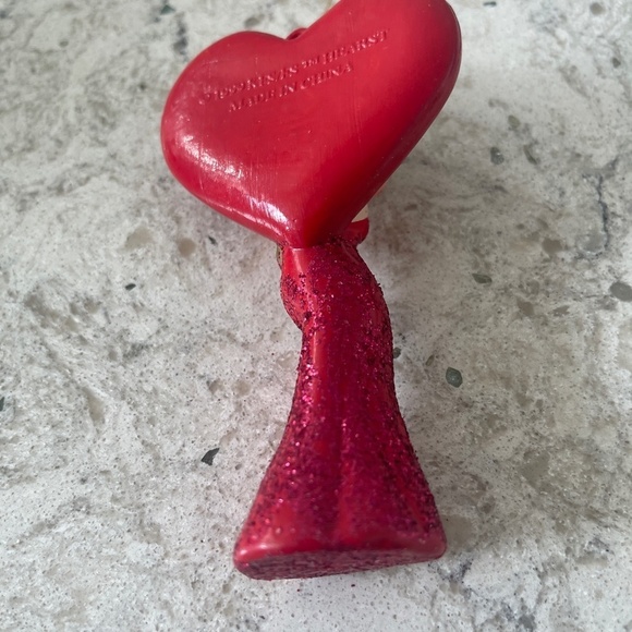 Vintage Ornament Betty Boot  with Red Dress Christmas 1999 - collectiable - Picture 6 of 7